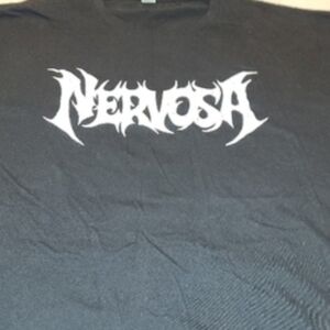 NERVOSA - BAND LOGO SHIRT - MENS SIZE 2XL